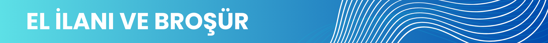 El ilanı - Broşür